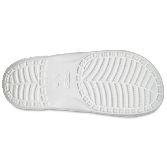 NEW CROCS Sizes 7, 8, 9, Womens Classic Glitter Sandal Slides,Silver White Multi - Picture 6 of 6